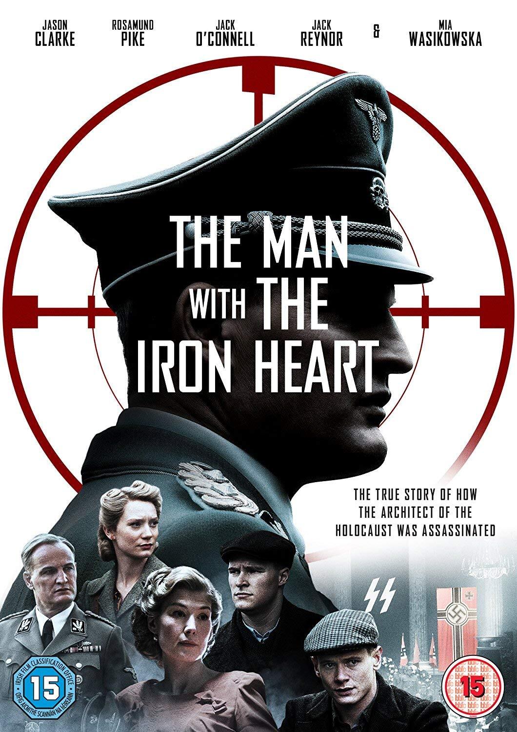 The Man With the Iron Heart (DVD) Rosamund Pike Mia Wasikowska Jason Clarke
