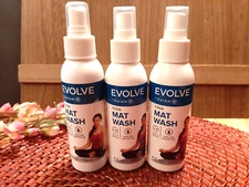 3x Evolve By Gaiam Yoga Mat Wash Spray Clean & Restores Made W/ Essential Oils