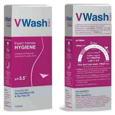 V Wash Plus Intimate Wash PH Balance 100 ml Cleaning Female Vaginal Private area