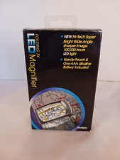 Folded Magnifying Glass with Light, 3X Handheld Large Magnifying Glass LED Light