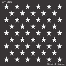 Patriotic 9" STENCIL 50 3/4" Star Proud American Liberty Flag Country Art Sign
