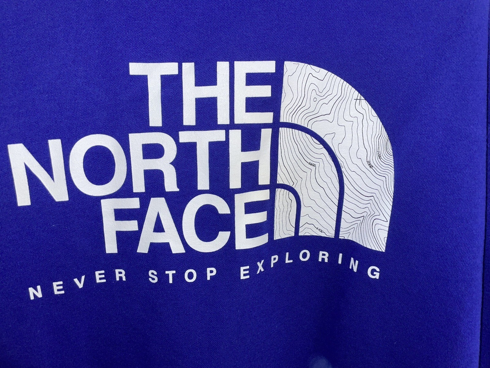 The North Face Men&rsquo;s Hoodie XXL Blue 2XL Sweatshirt