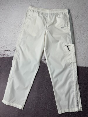 white track pants nike