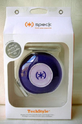 For iPod Shuffle 2G/3G & iPod Nano 6G Speck Puck Tech Headphones Case