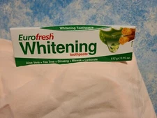 Farmasi Eurofresh Whitening Toothpaste with Aloe Vera and Miswak, 3.95 oz- 112 g