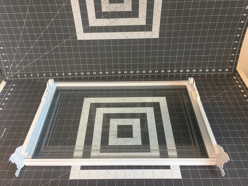 Sub-Zero Refrigerator Glass Roll Out Shelf P# 4181650 4181655 - Image 2 of 2