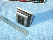 SQUARE BEVELED EDGE PRECISION .86" X2.5" X3" SURFACE PLATE TOOLMAKER MACHINIST