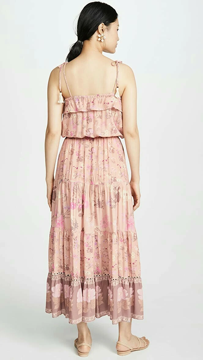 SPELL THE GYPSY WILD BLOOM STRAPPY MAXI DRESS IN BLUSH XS eBay