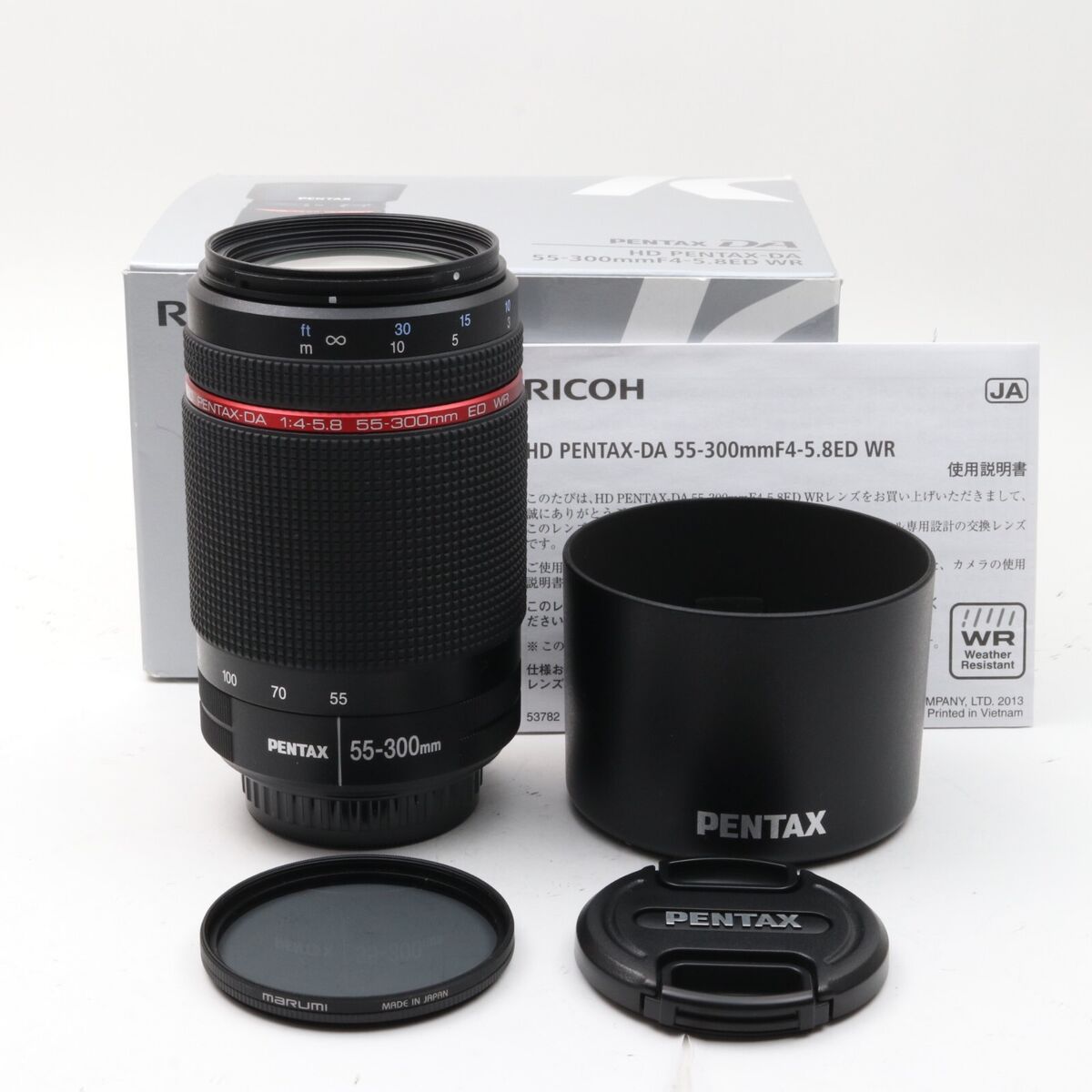 Near Mint, W/Box,Hood】PENTAX HD DA 55-300mm f/4-5.8 ED WR Near Mint, W/Box,Hood】PENTAX HD DA 55-300mm f/4-5.8 ED WR