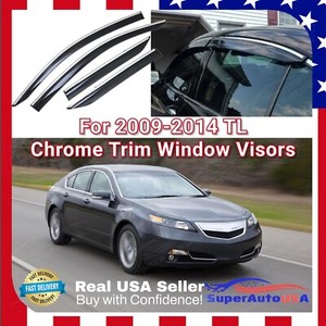 Acura TLX Side Window Deflectors Acura TLX Side Window Deflectors