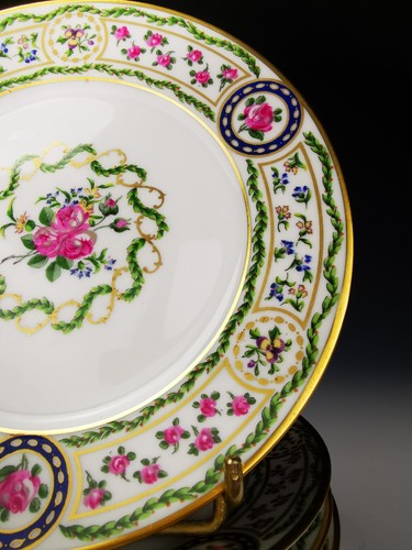 Haviland - Louveciennes - 8 Dessert / Cake Plates ø 19cm - Picture 3 of 6