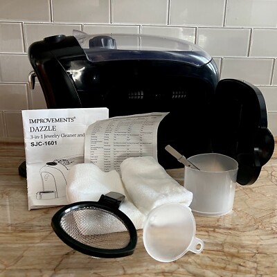 Improvements Dazzle Jewelry Cleaner Machine SJC-1601-4 Black Tested Works