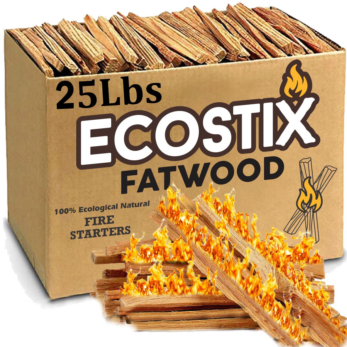 EasyGo Products Eco-Stix Fire Starter Kindling - Thumbnail 2
