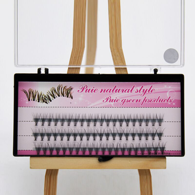 60 Cluster Individual Fan Lashes False Eyelashes Faux Mink Curl Lash