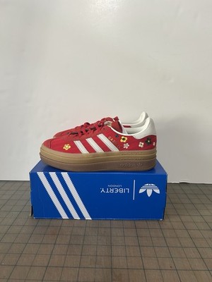 Adidas Gazelle Bold  Liberty London Better Scarlet Yellow  Women s
