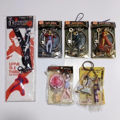 Lupine the Third Keychain etc. 6-piece set