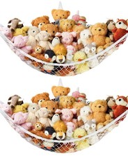Stuffed Animal Storage Hammock Net Corner - Large Toy Hammock Net for Stuffed...