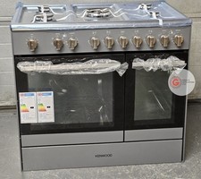 KENWOOD CK600DFSL 90 cm Dual Fuel Range Cooker – Slate Grey & Chrome, RRP £849