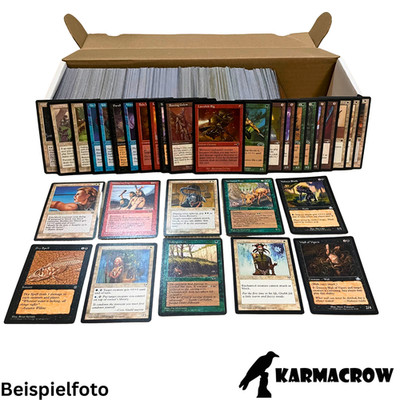 Magic the Gathering 150 Old Border Karten Englisch, Vintage 1994-2003, Lot