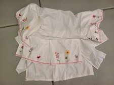 Pottery Barn Kids "Birds  Flowers" Crib Bed Skirt