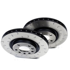 MG ZR 160 Front Slotted Brake Discs
