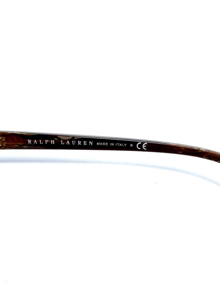 Ralph Lauren Brown Rectangular Glasses Italy RL6062 5150 52 
