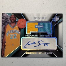 2006-07 Rookie Jersey Autograph #133 Cedric Simmons Thunder /1199 