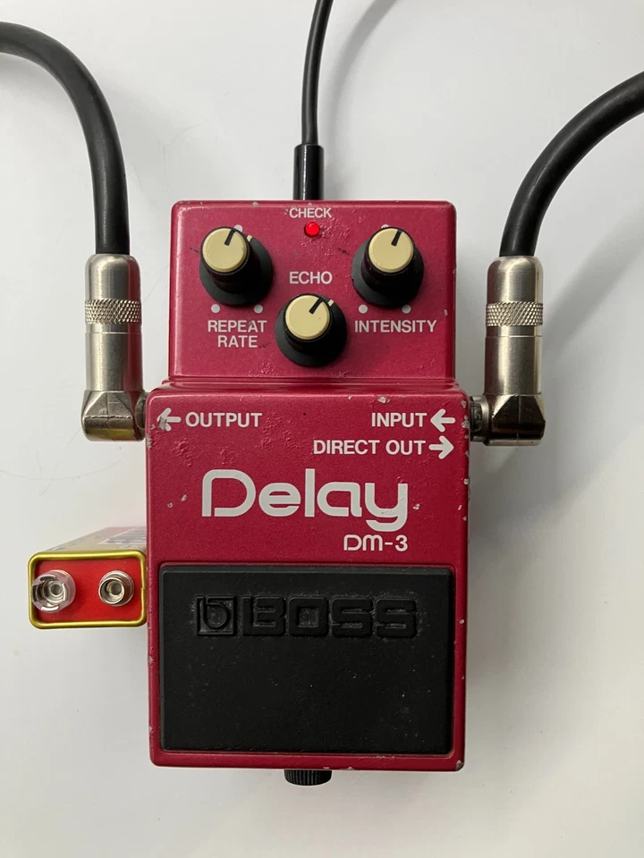 Boss DM-3 Delay 1986 analógico hecho en Japón funcionando 641900 Foto 2 de 4