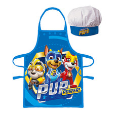 Paw Patrol  Kinder Kochsch&uuml;rze + Kochm&uuml;tze Kinder Koch-Set 2 tlg. Backsch&uuml;rze