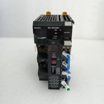 USED ONE OMRON NX-ECC201 COMMUNICATION COUPLER tested