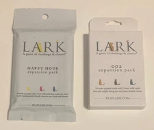 LARK A Game Of Challenge & Chance Lot [NEW] 002 Expansion Pack + Happy Hour