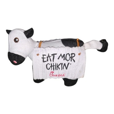 CHIK FIL A Cow Plush Eat Mor Chikin Stuffed Animal Promo 4.5'' Happy Meal Toy