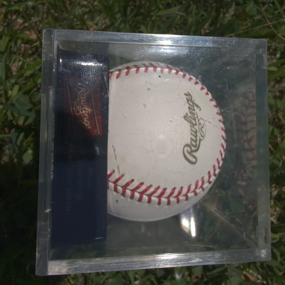 Bola de beisebol oficial da liga principal de beisebol Trot Nixon 2005 World Series assinada - Imagem 3 de 4