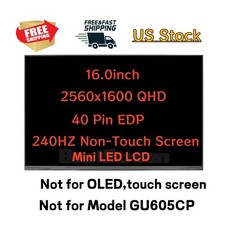 16.0'' for ASUS ROG Zephyrus G16 GU605MU GU605MV LCD Screen QHD 2560x1600 240HZ