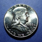 1959 Franklin Half Dollar  Ch. BU