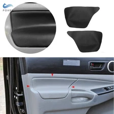 2pcs Synthetic Door Panel Armrest Leather Trim Cover Box for 05-15 Toyota Tacoma