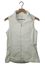 Lululemon Run For Cold Nano Puffer Vest WHITE Primaloft Insulated Running Size 8