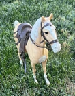 VINTAGE MARX JOHNNY WEST HORSE THUNDERBOLT WITH ACCESSORIES  1960s