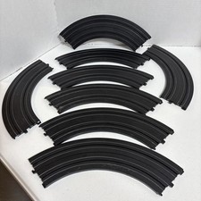 Life-Like Racing 9" Curve Track 8 Pieces TESTED Slot Car Replacement HO Scale