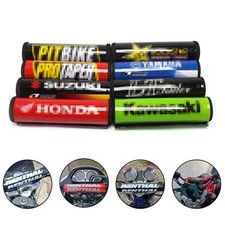 Universal 8" Handlebar Pad Round Cross Bar Protector For Motocross Dirt Bike