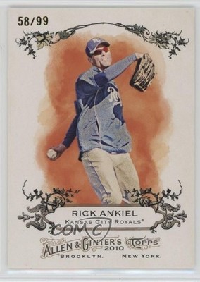 2010 Topps Allen & Ginter's Rip Cards Ripped 58/99 Rick Ankiel #RIP-RC1 0n64
