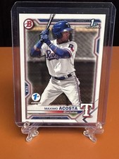⚾️2021 Bowman Baseball Maximo Acosta 1st Bowman RC. Texas Rangers⚾️