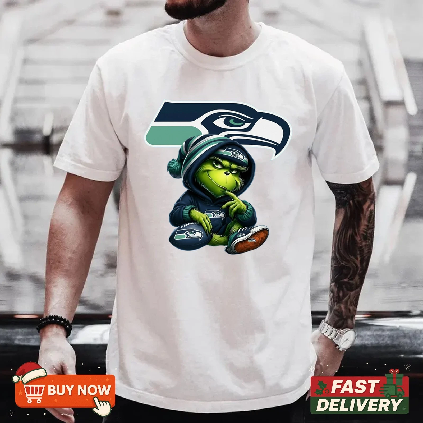 Seahawks funny character Football TShirt