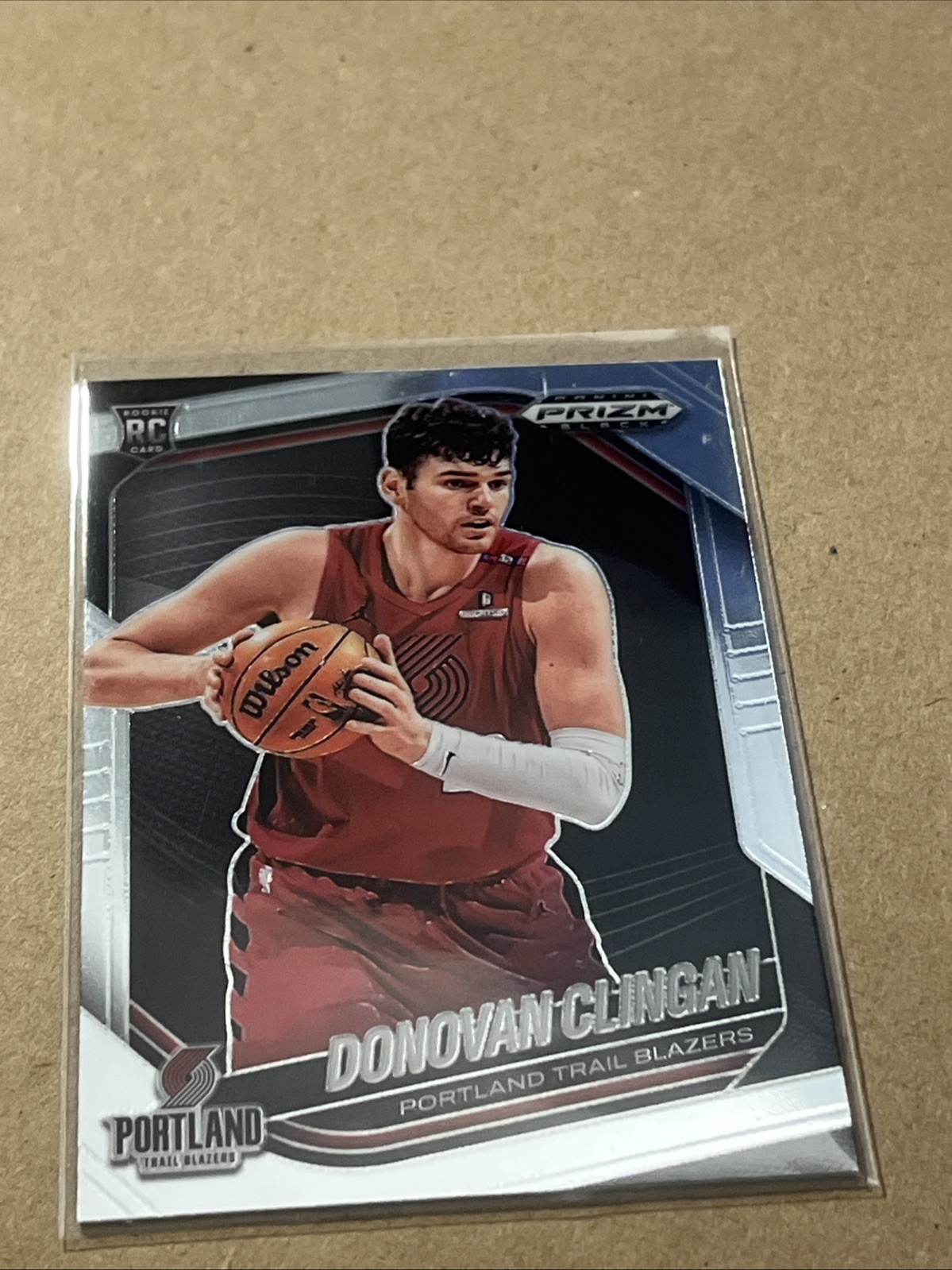 2024-25 Panini Prizm Black - Donovan Clingan, Donovan Clingan #131 Silver