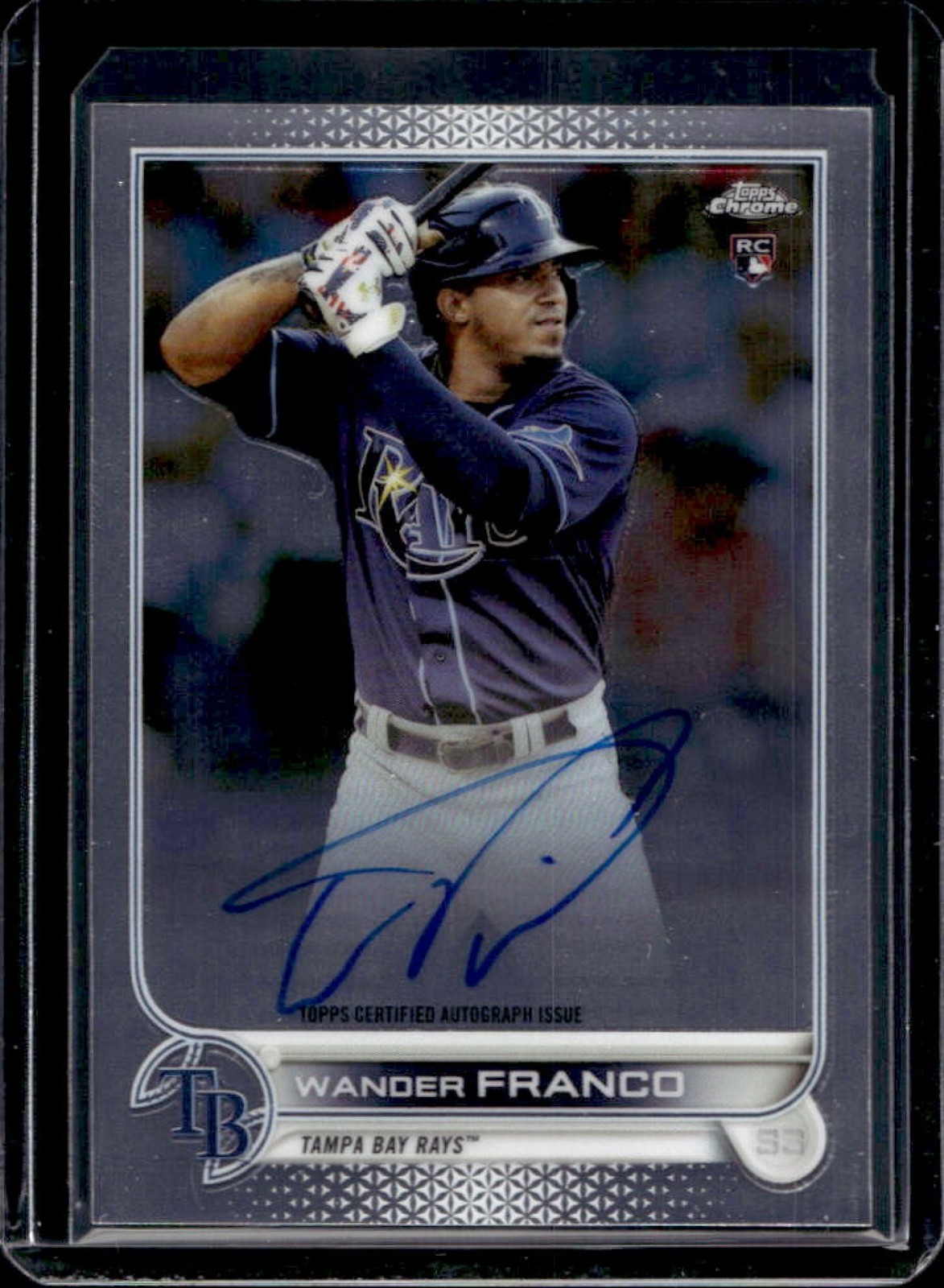 2022 Topps Chrome Wander Franco Auto RC #RA-WF Rays Rookie