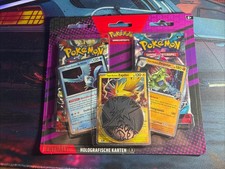 Pokémon 2er Blister - Karmesin & Purpur - Deutsch - Team Rocket - Sealed Booster