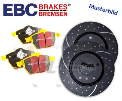 EBC Turbo Groove Black Bremsscheiben, Beläge vorne für Toyota Celica Coupé T20 9
