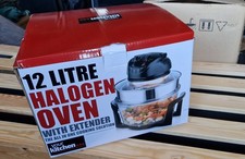 Your Kitchen Halogen Oven 12 Litre 1300W Convection Cooking Air Fryer