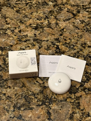 #ad #ad Aqara Water Leak Sensor Zigbee Smart Flood Detector HomeKit Alexa Open Box $24.99