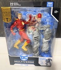 McFarlane DC Multiverse Flashpoint The Flash Gold Label Cyborg BAF NIB MINT RARE